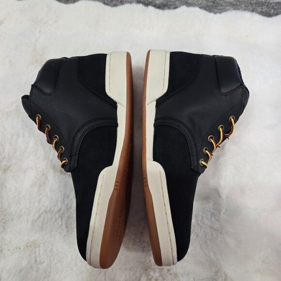 Polo Ralph Lauren Black Nubuck Canvas Sneaker Boot Men's Sizes NEW Quiet Luxury - Picture 8 of 10